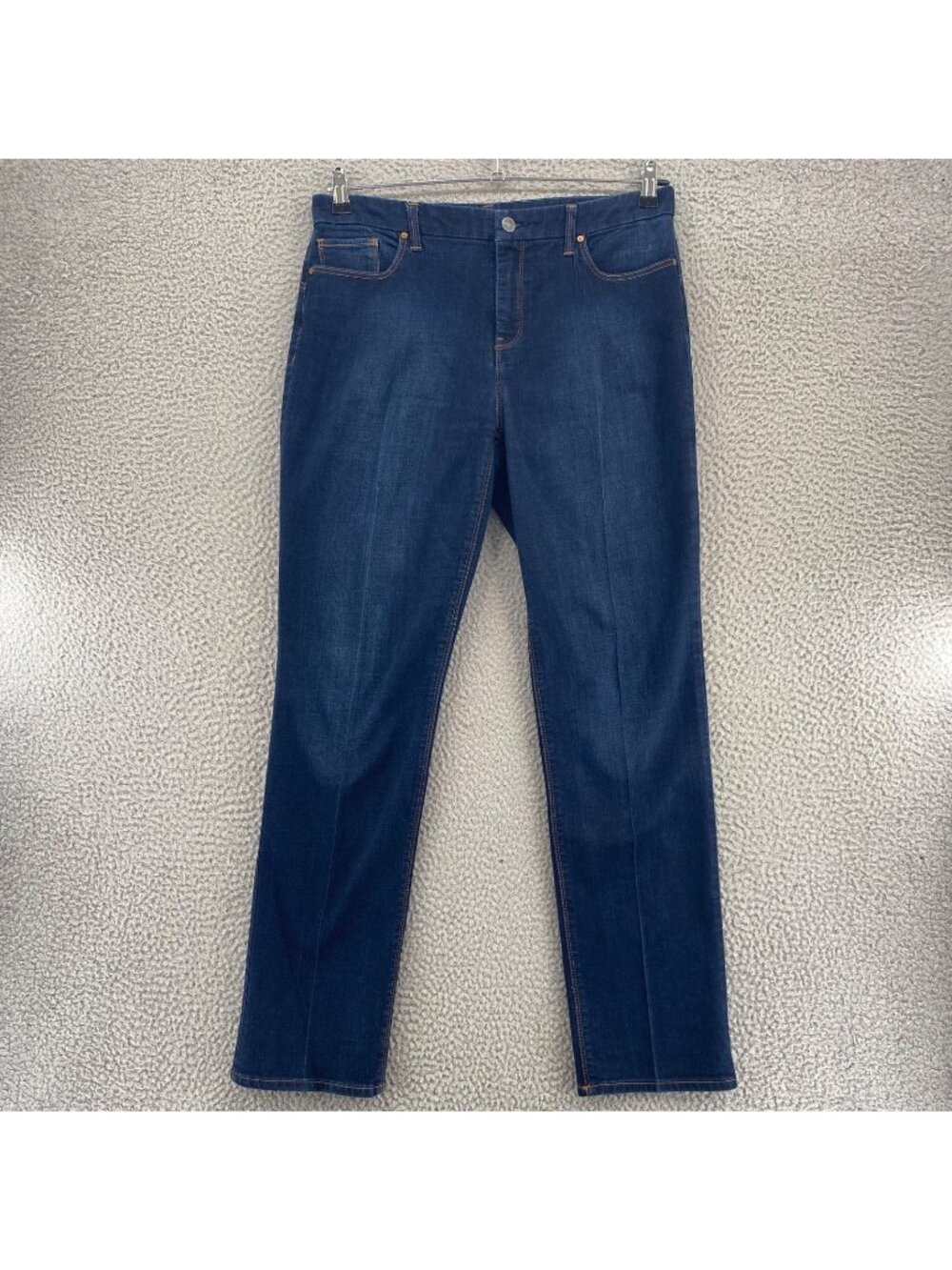 Chicos Jeans Womens 8 Blue So Lifting Slim Leg Stretch Dark Wash Denim Pockets